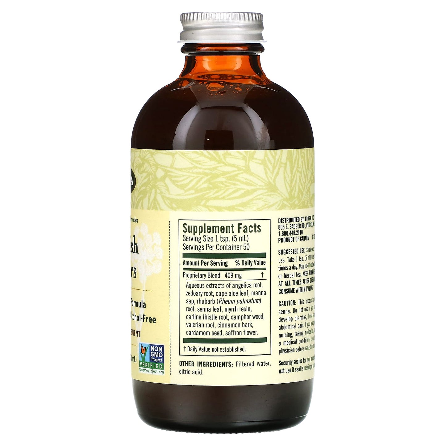 Flora Swedish Bitters, 8.5oz (250ml) - Digestive Relief & Stomach Stimulant - Image 2