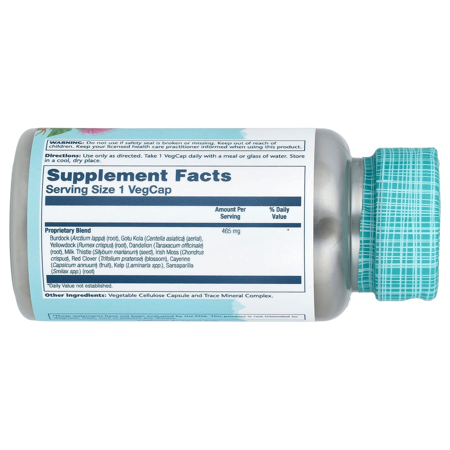 Solaray, Skin Blend, SP-4™, 100 VegCaps - Image 2