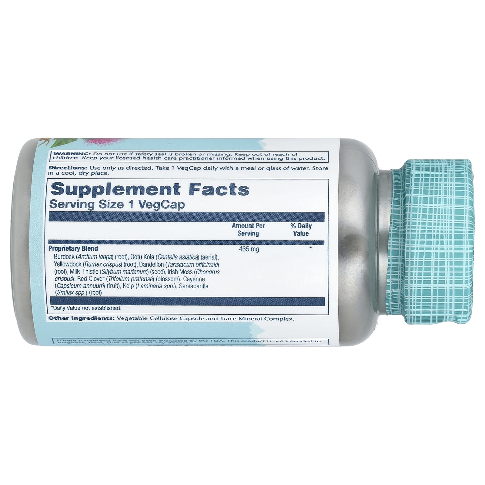 Solaray, Skin Blend, SP-4™, 100 VegCaps - Image 2