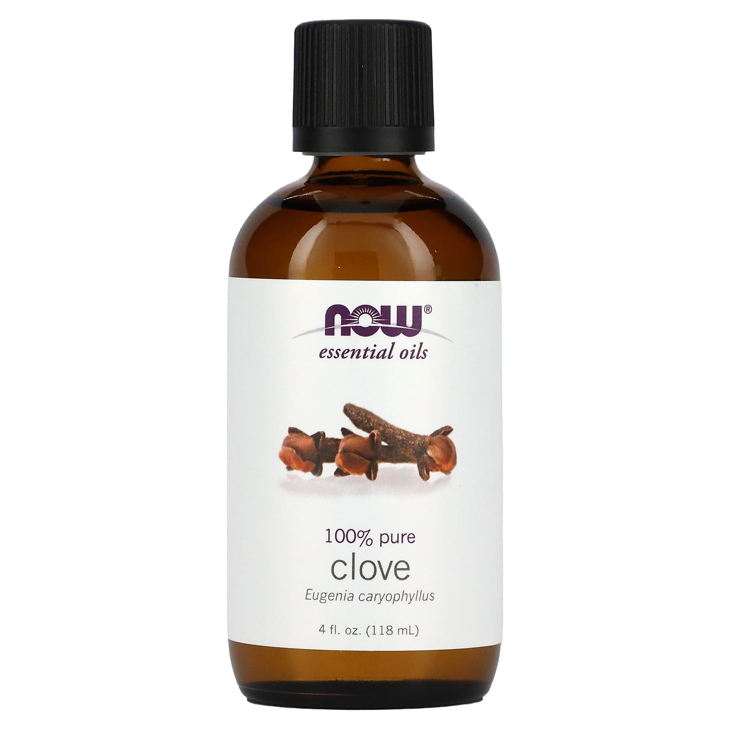 NOW Foods, Essential Oils, Clove, 4 fl oz (118 ml) - Image 1