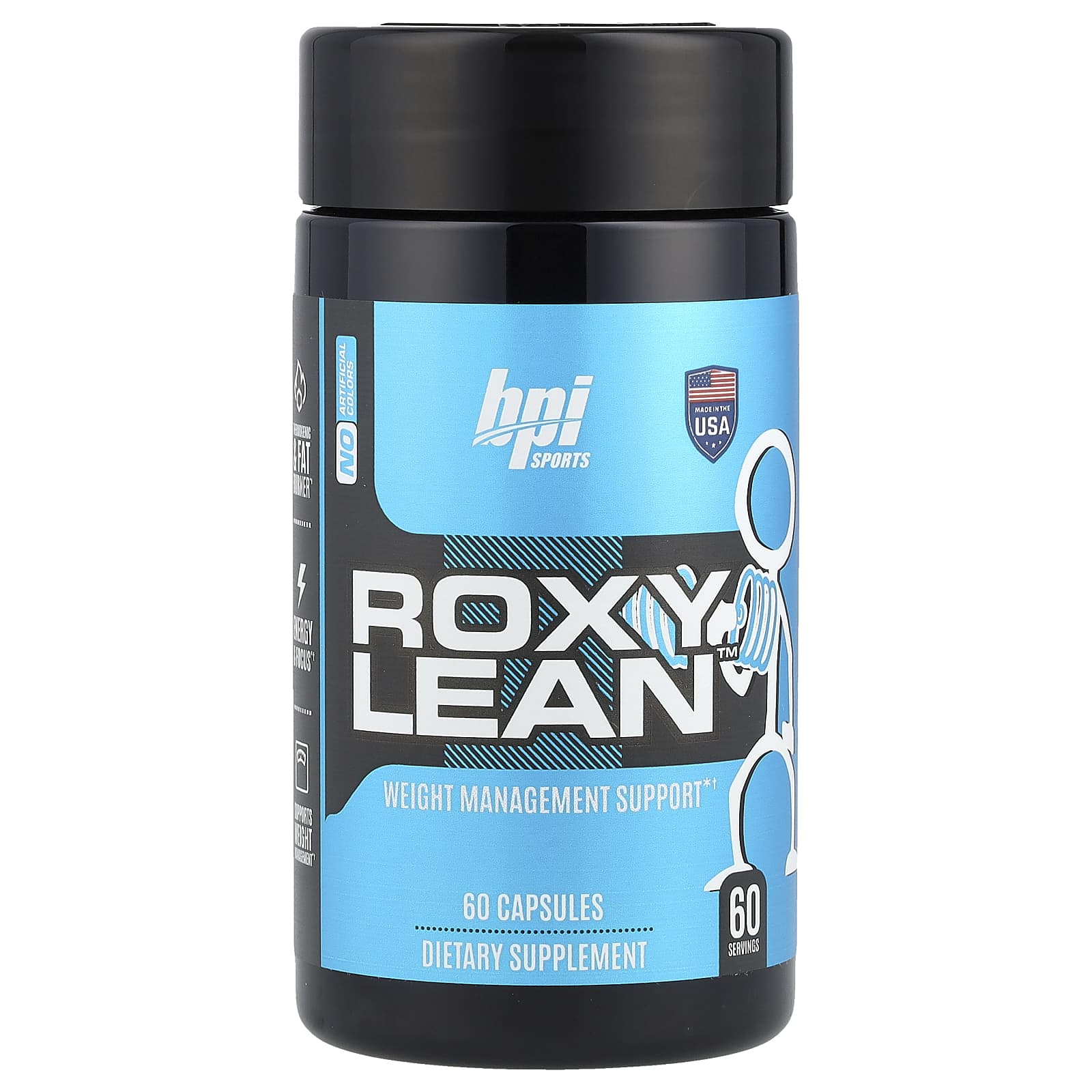 BPI Sports RoxyLean Fat Burner & Thermogenic Supplement, 60 Capsules - Image 1
