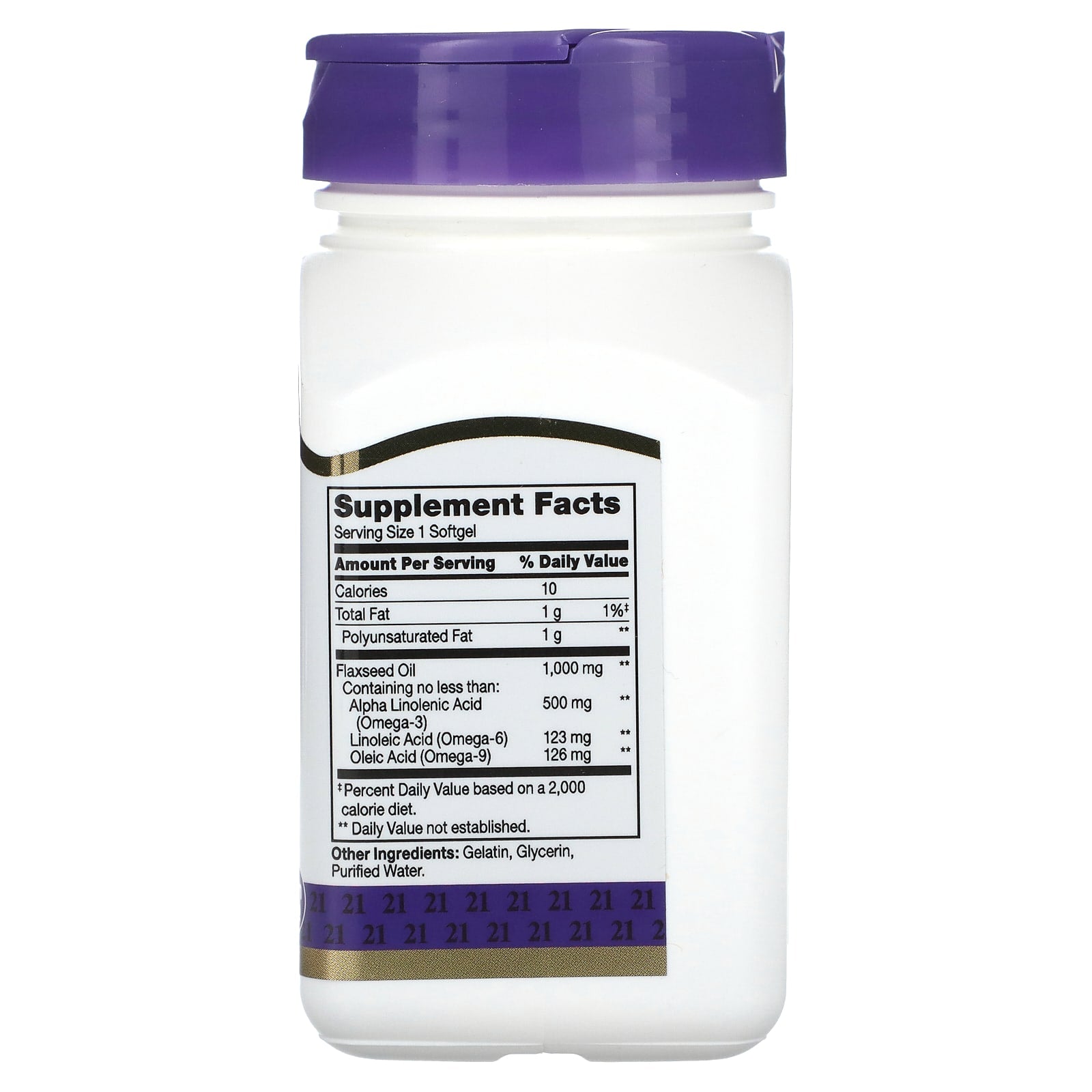 Flaxseed Oil Supplement for Heart Health & Omega-3 Support - Image 2