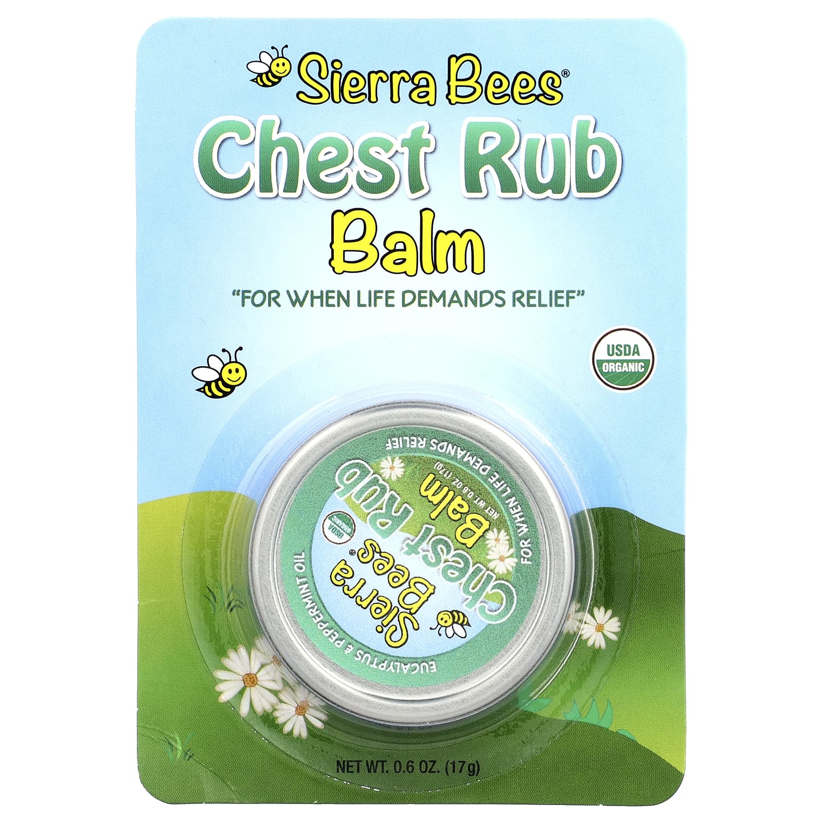 Organic Chest Rub Balm with Eucalyptus & Peppermint - Relief from Congestion - Image 2