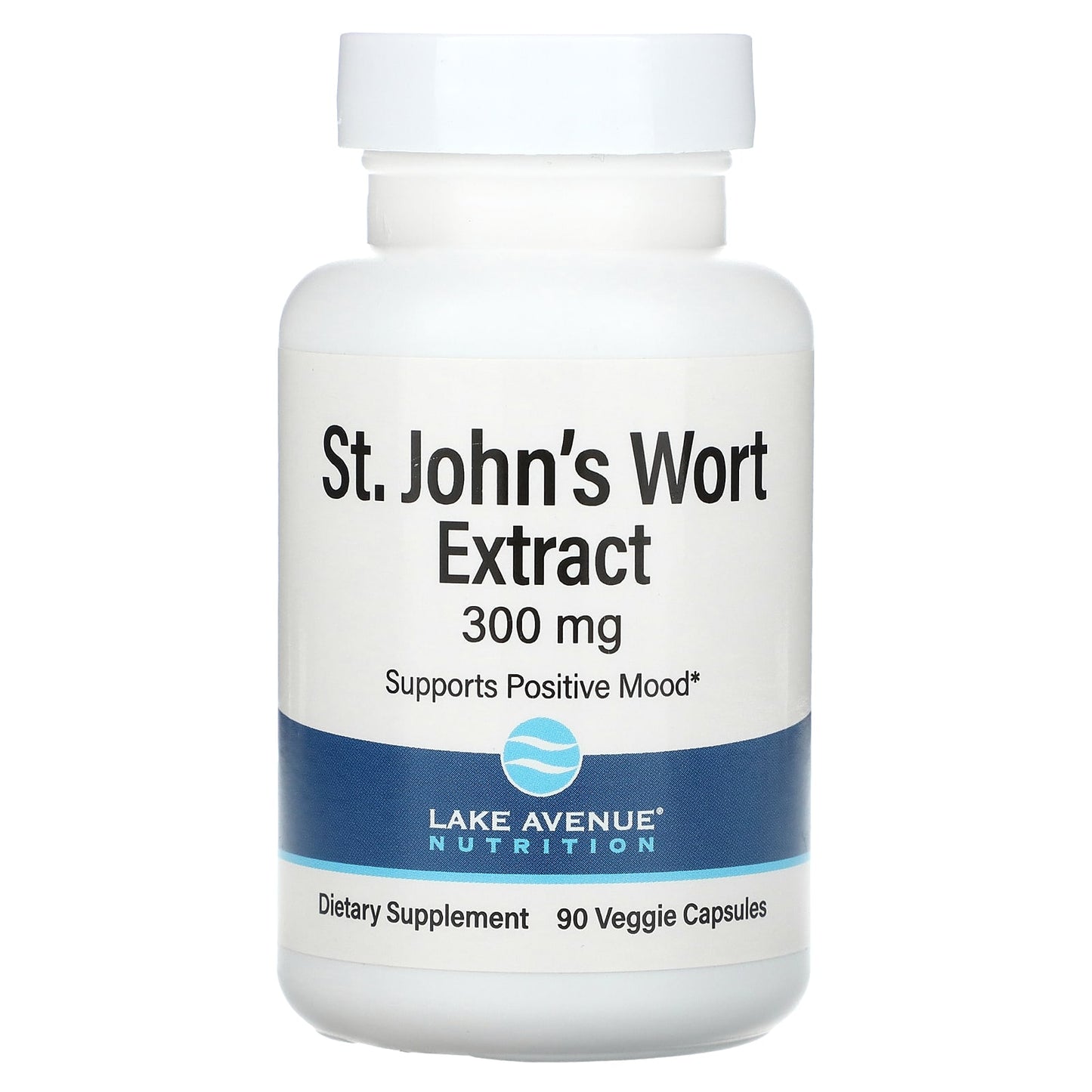 St. John's Wort Extract 300mg 90 Veggie Capsules by Lake Avenue Nutrition - Image 1