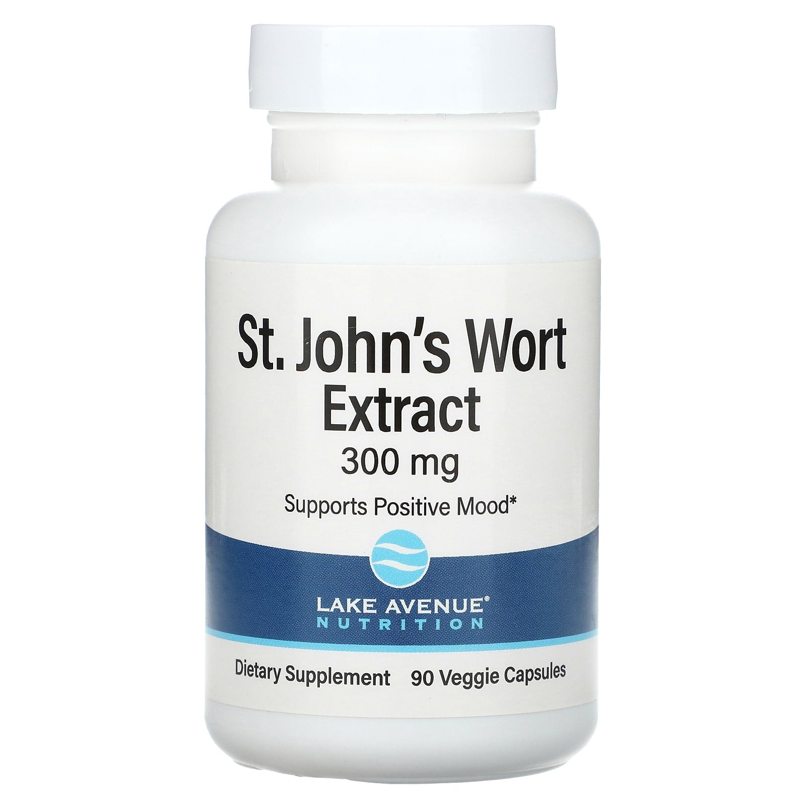 St. John's Wort Extract 300mg 90 Veggie Capsules by Lake Avenue Nutrition - Image 1