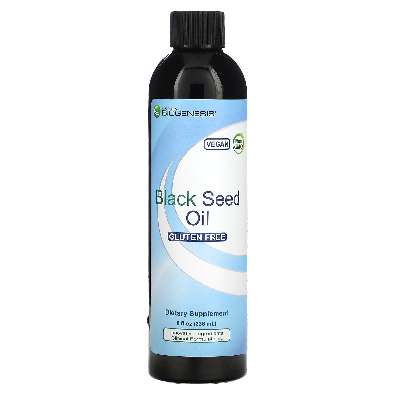 Nutra BioGenesis, Black Seed Oil, 4.6 g, 8 fl oz (236 ml) - Image 1