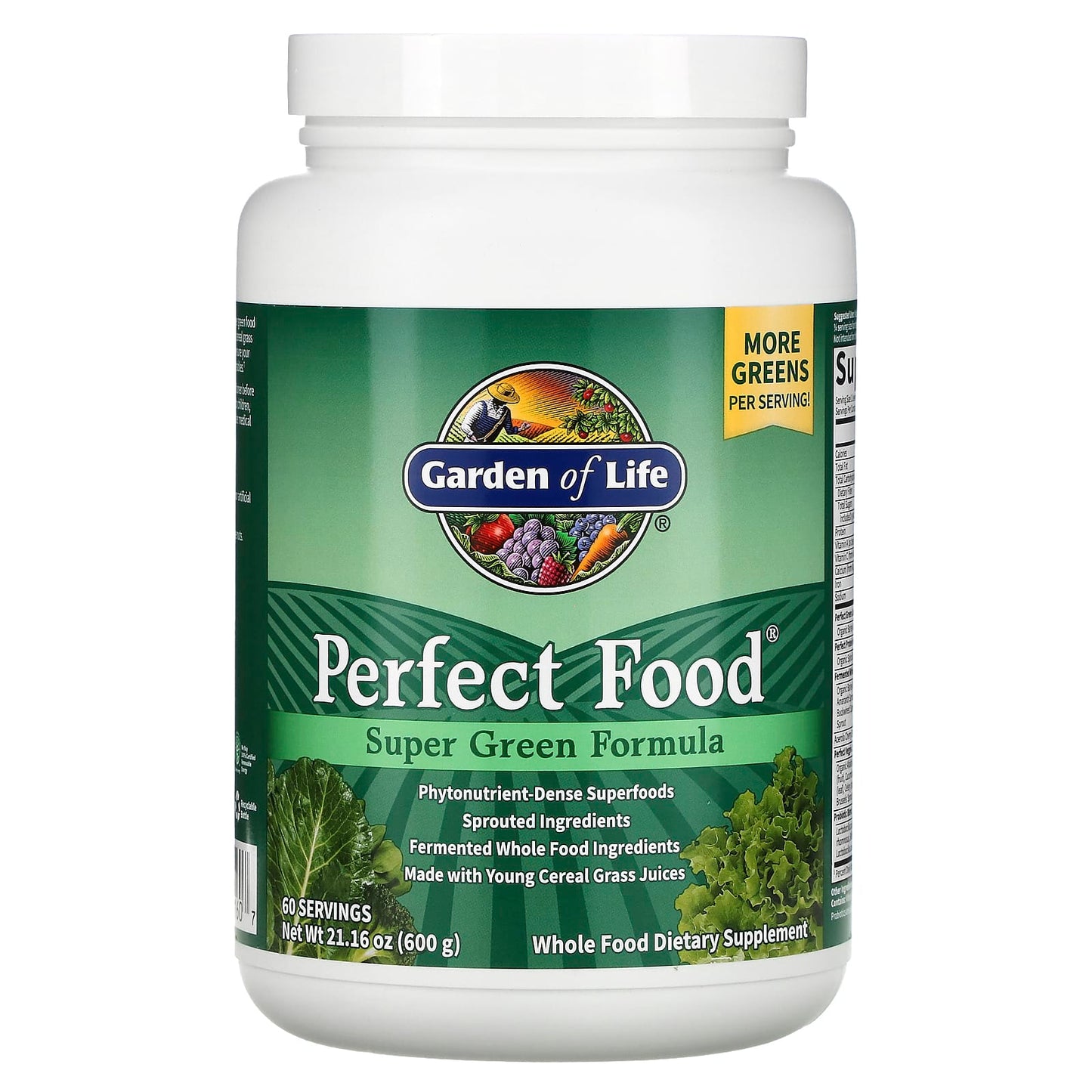 Garden of Life Perfect Food Super Green Formula 600g - Image 1
