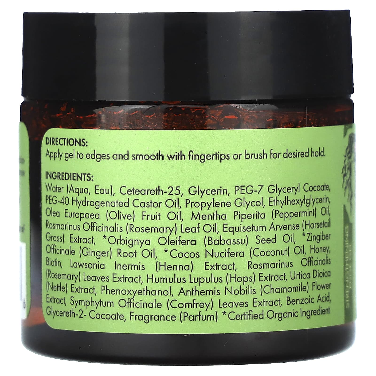 Mielle, Rosemary Mint Strengthening Edge Gel, 2 oz (57 g) - Image 2