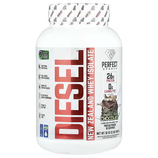 Triple Rich Chocolate New Zealand Whey Isolate Protein Powder by Perfect Sports