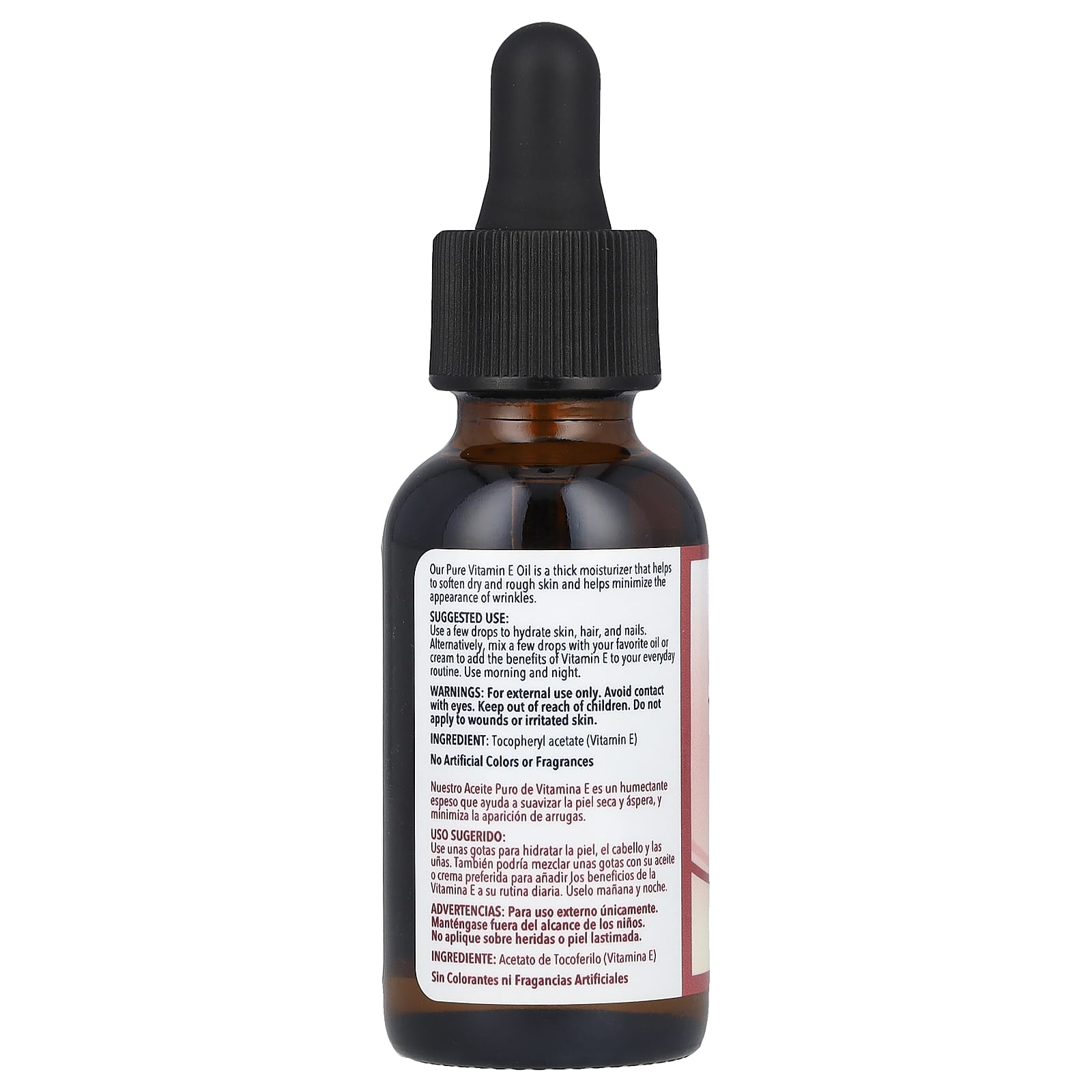 Vitamin E Oil for Skin, Hair & Nails - 28,000 IU - 1 fl oz (30 ml) - Image 2