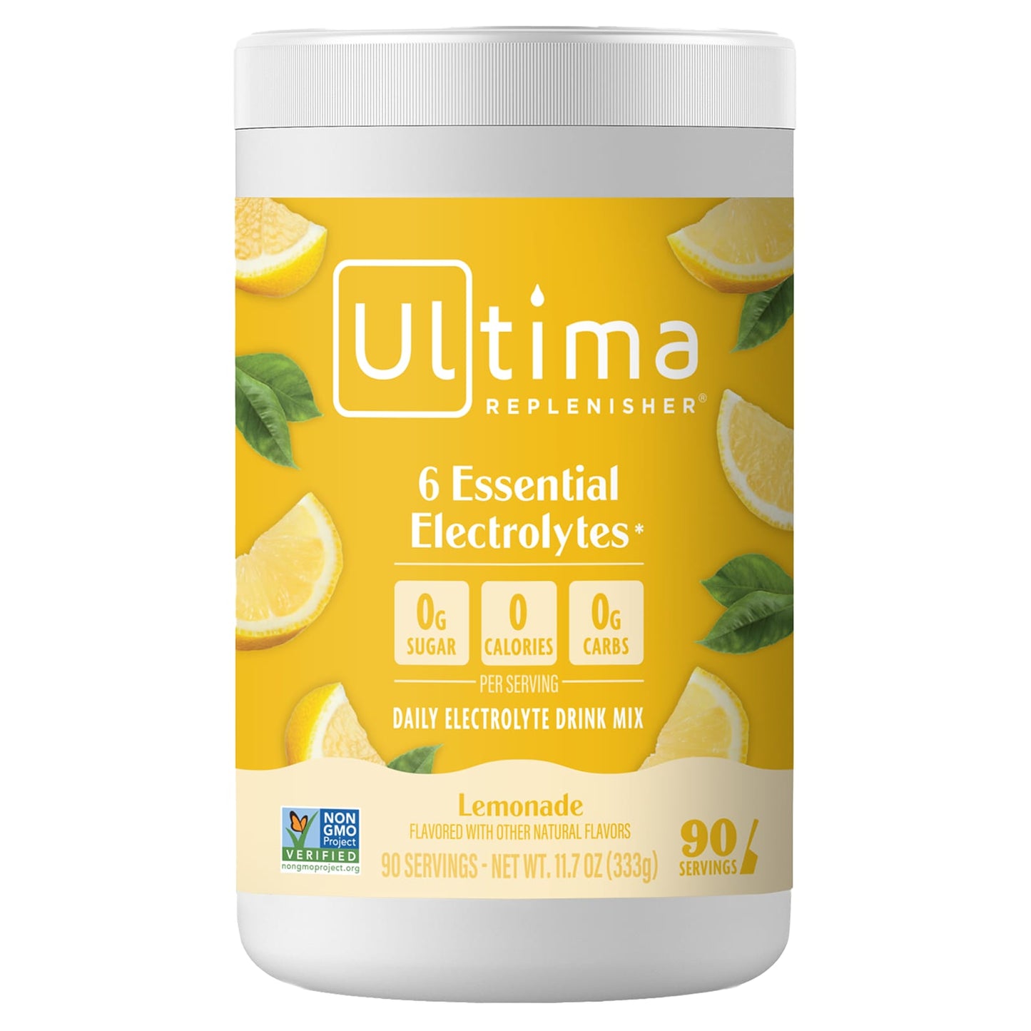 Ultima Replenisher, Daily Electrolyte Drink Mix, Lemonade, 11.7 oz (333 g) - Image 1