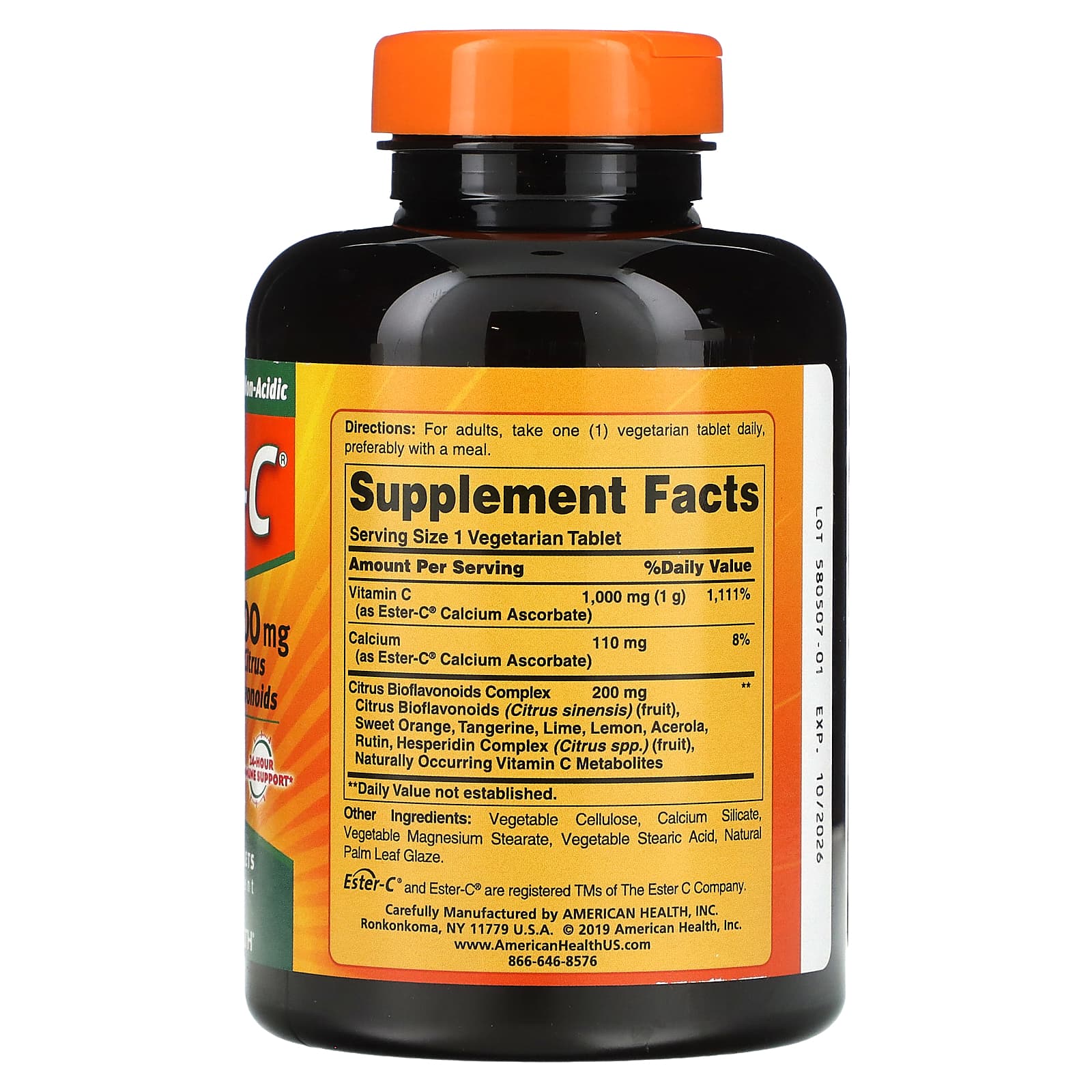 Ester-C with Citrus Bioflavonoids - 24-Hour Immune Support - Image 2