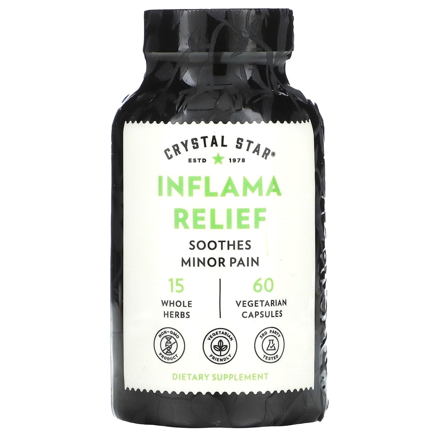 Turmeric & White Willow Inflammation Relief Capsules - 60 Vegetarian Capsules - Image 1
