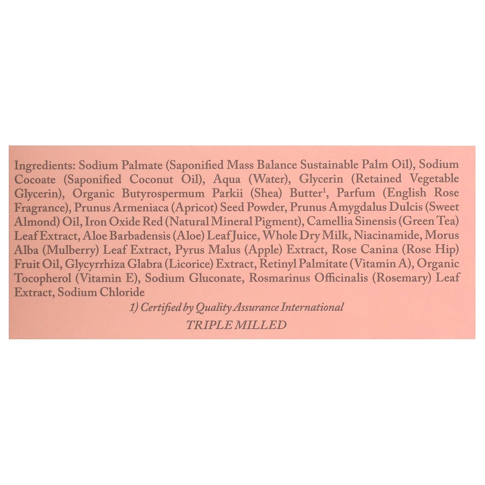 Dr. Woods English Rose Exfoliating Soap Bar, 5.25 oz - Cruelty Free & Natural - Image 2