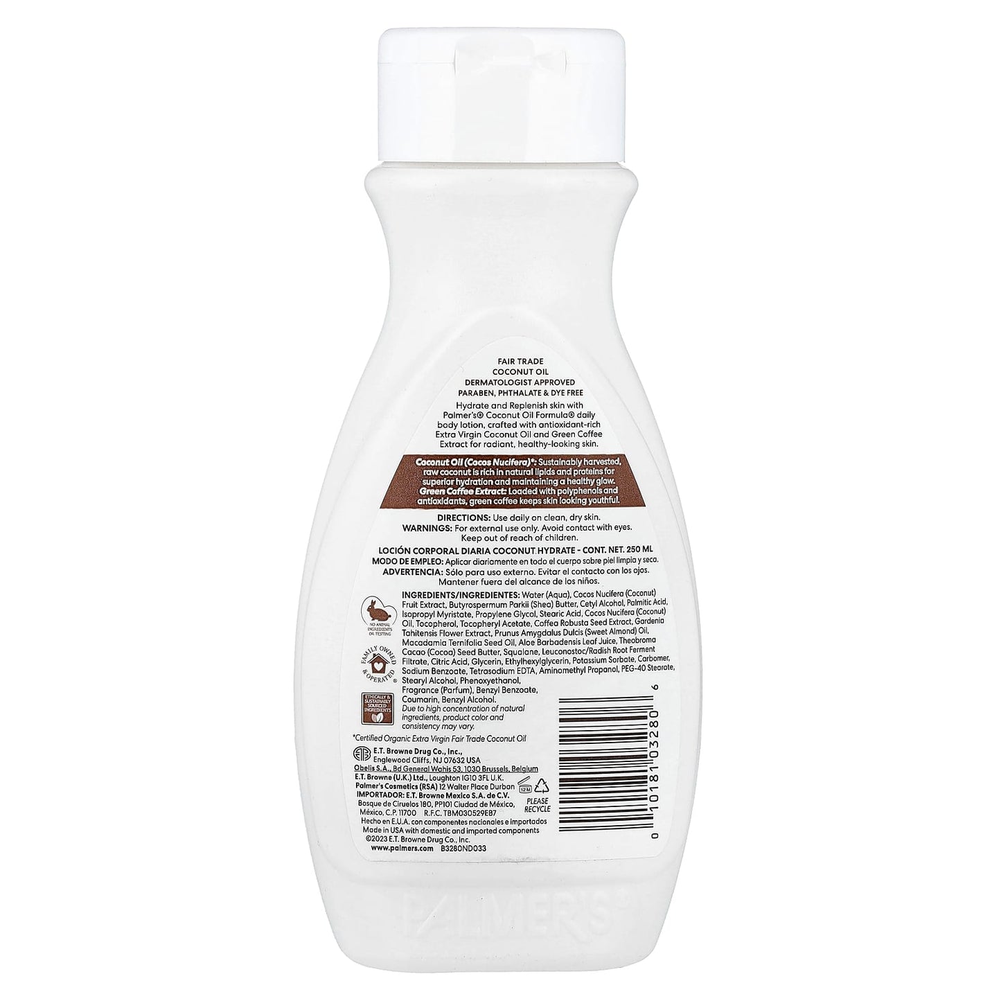 Palmer's, Coconut Oil Formula® with Vitamin E, Coconut Hydrate Daily Body Lotion, 8.5 fl oz (250 ml) - Image 2
