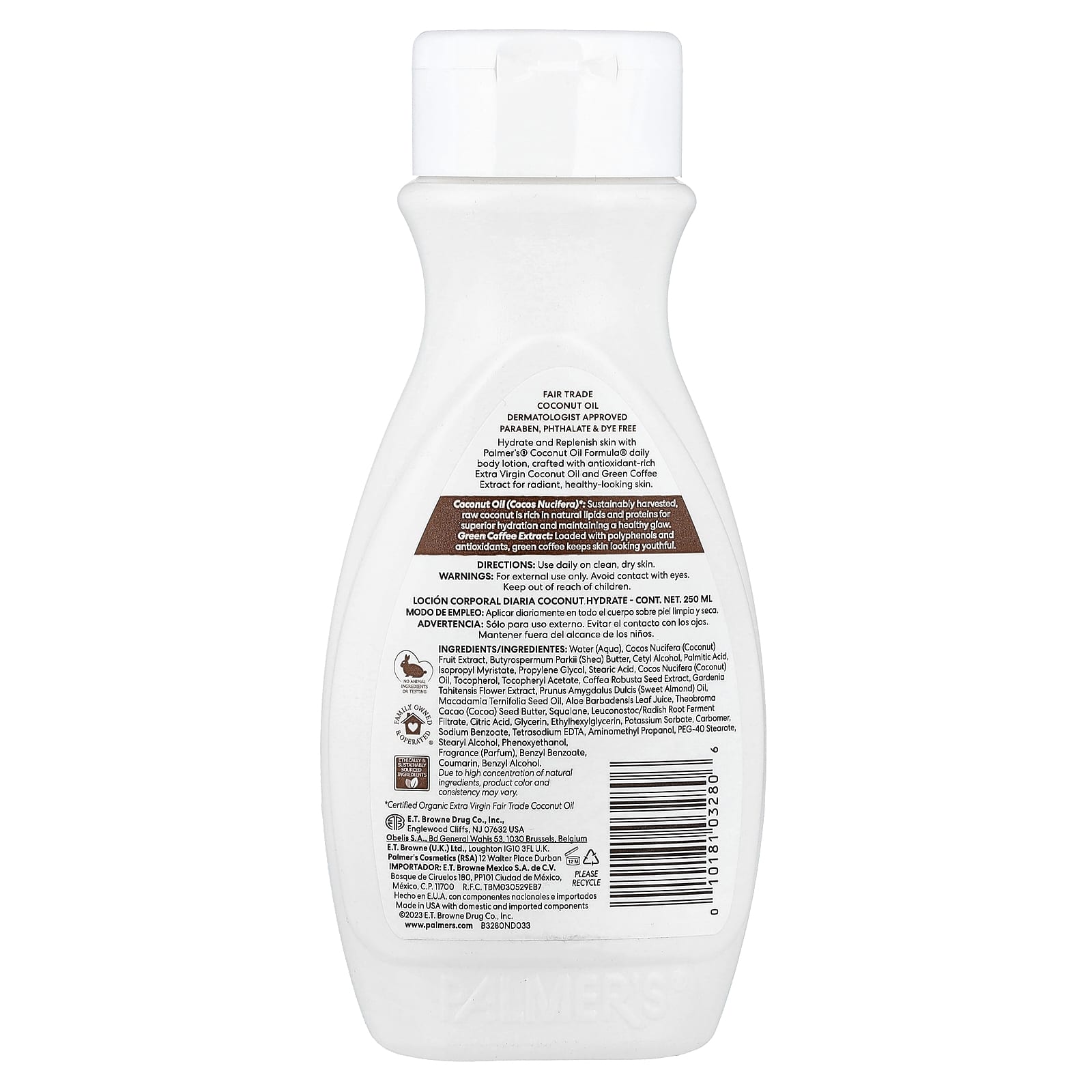 Palmer's, Coconut Oil Formula® with Vitamin E, Coconut Hydrate Daily Body Lotion, 8.5 fl oz (250 ml) - Image 2