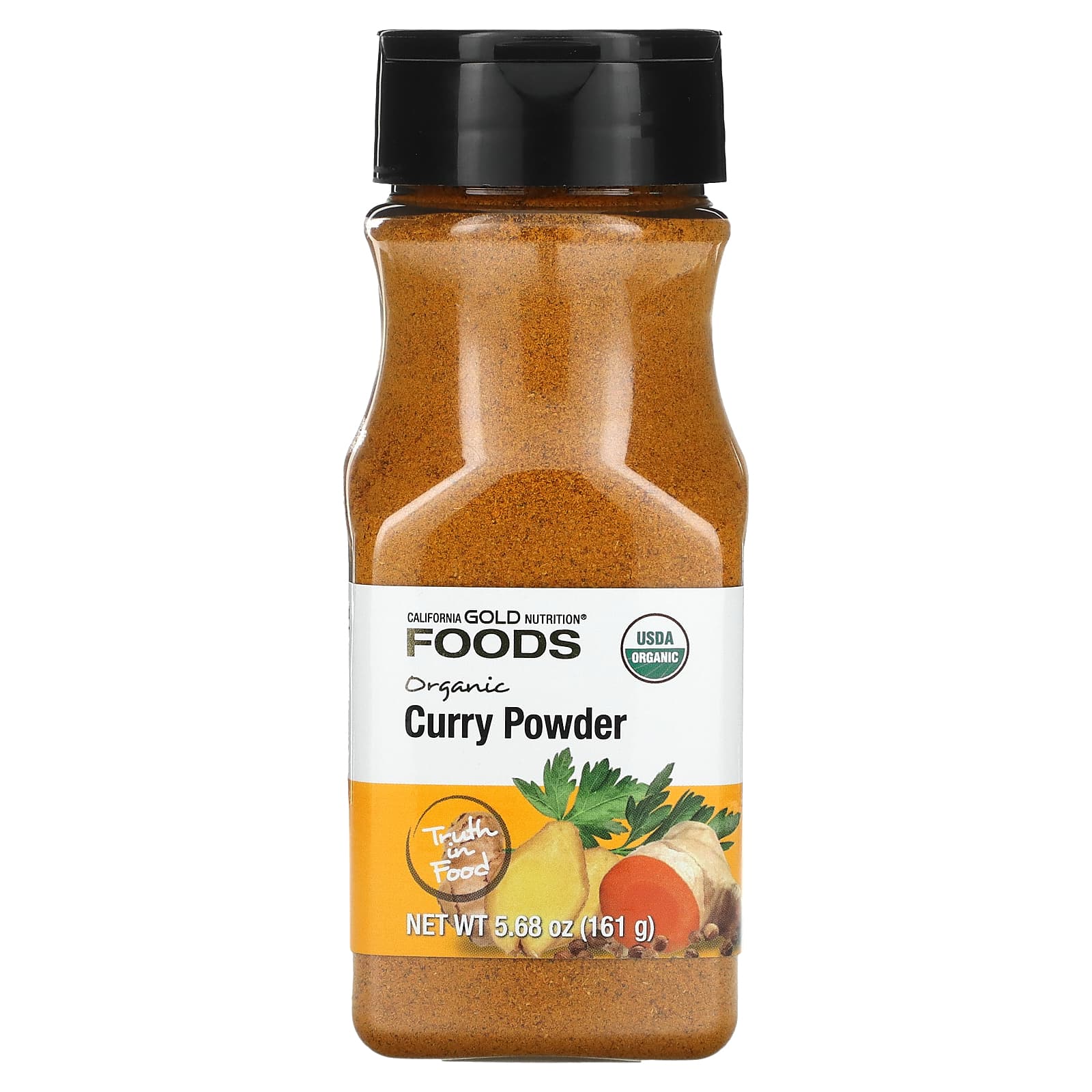 California Gold Nutrition Organic Curry Powder - Natural Flavor Enhancer - Image 1