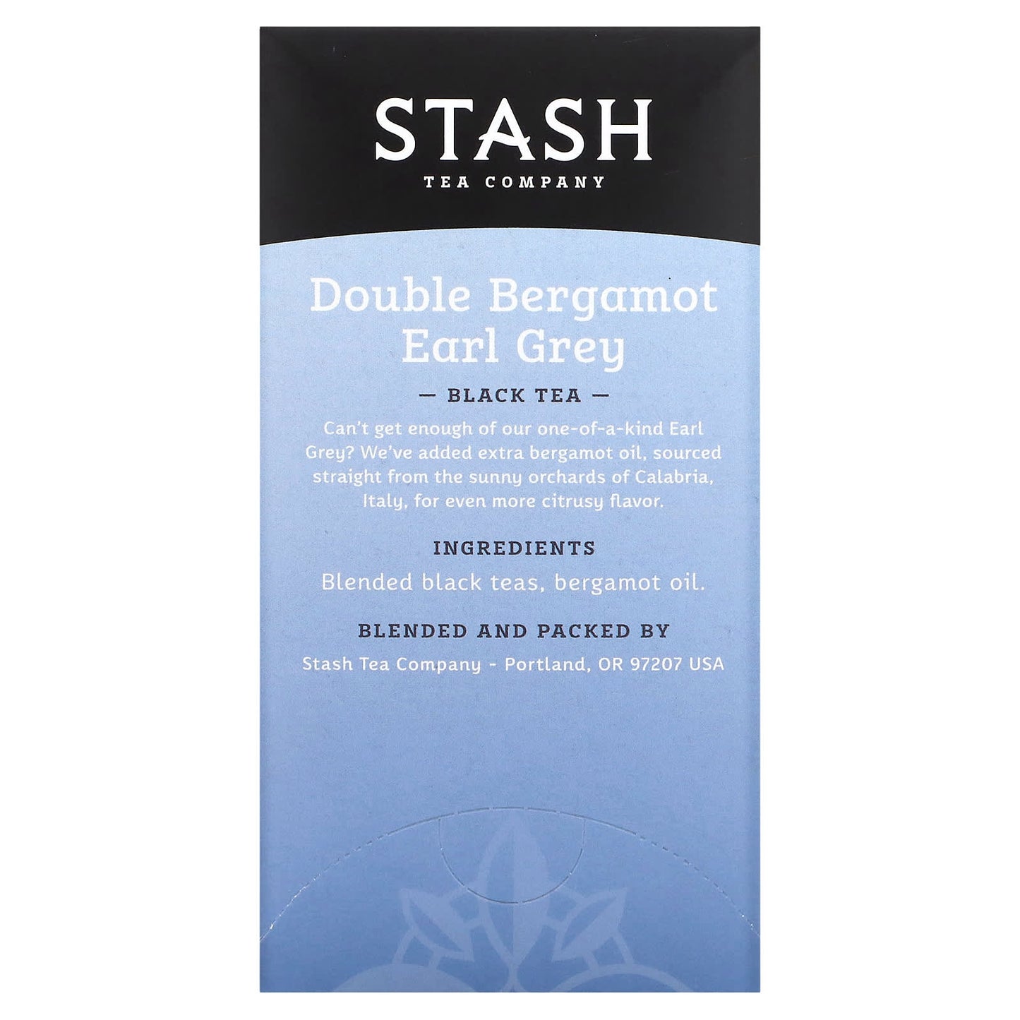 Stash Tea, Black Tea, Double Bergamot Earl Grey, 18 Tea Bags, 1.1 oz (33 g) - Image 2