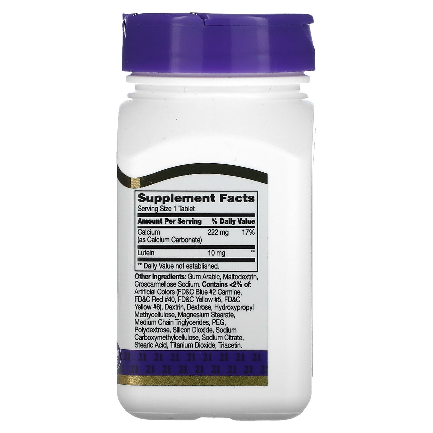 Lutein Eye Health Supplement, 10mg, 60 Tablets, Gluten Free - Image 2