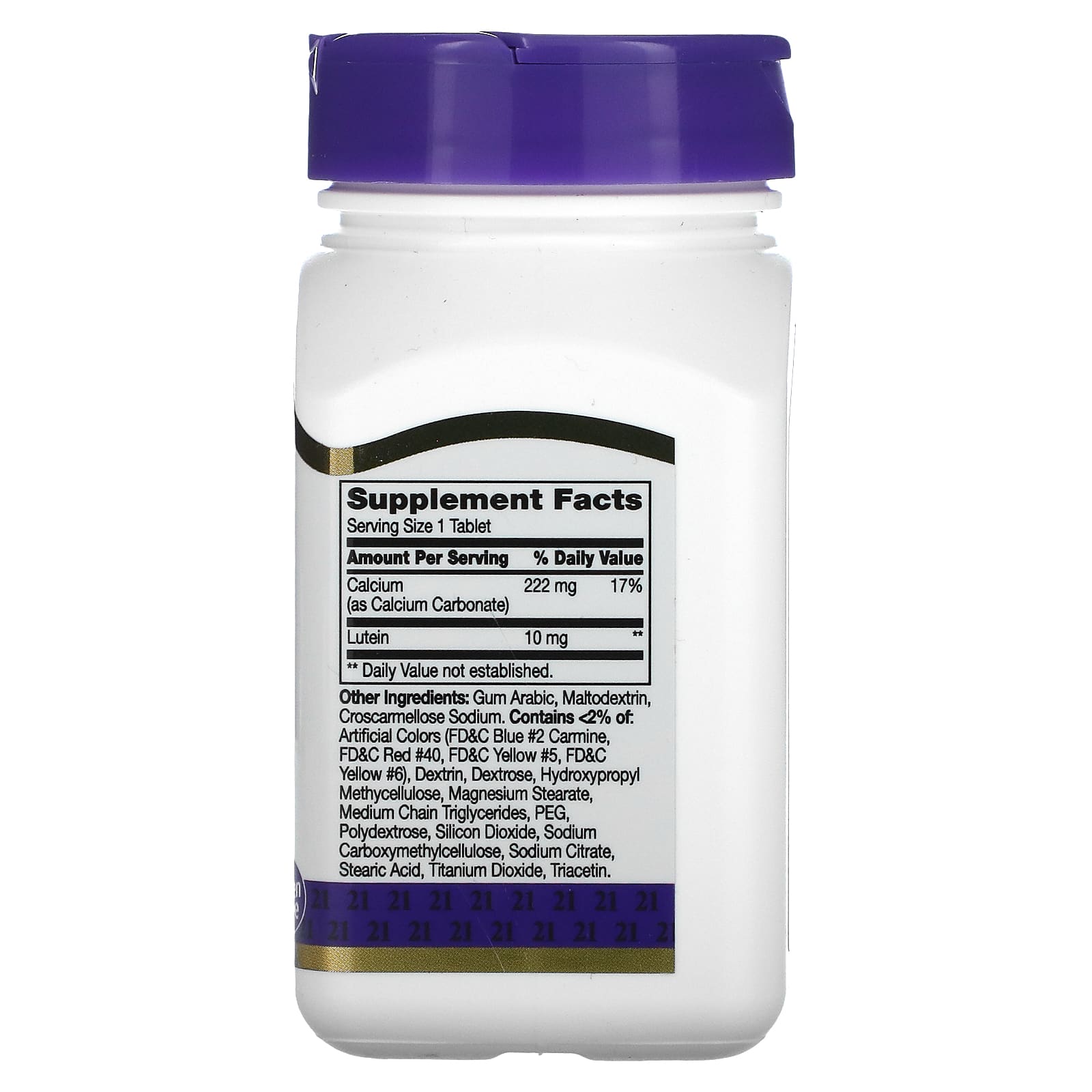 Lutein Eye Health Supplement, 10mg, 60 Tablets, Gluten Free - Image 2