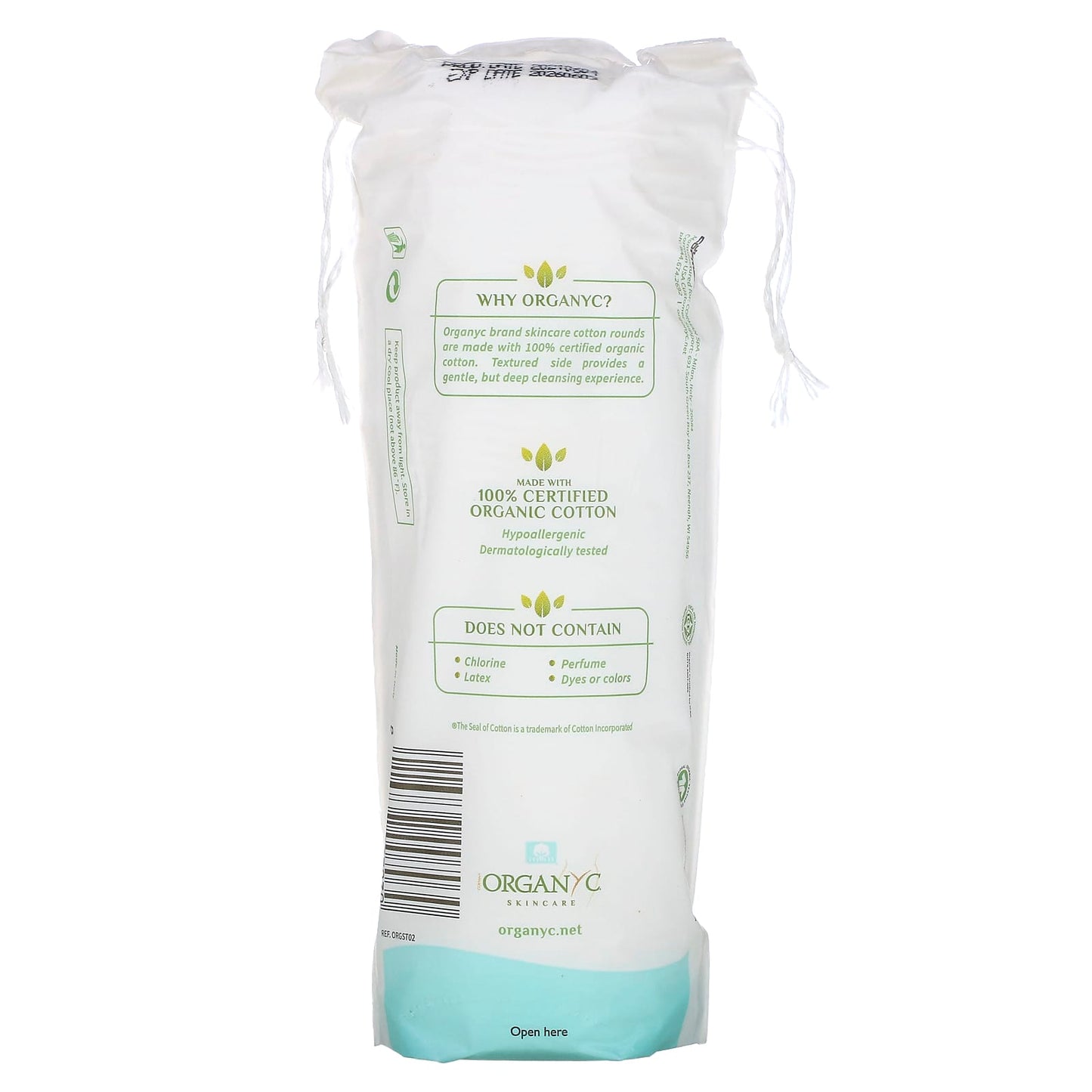 Organyc, Organic Cotton Rounds, 70 Pieces - Image 2