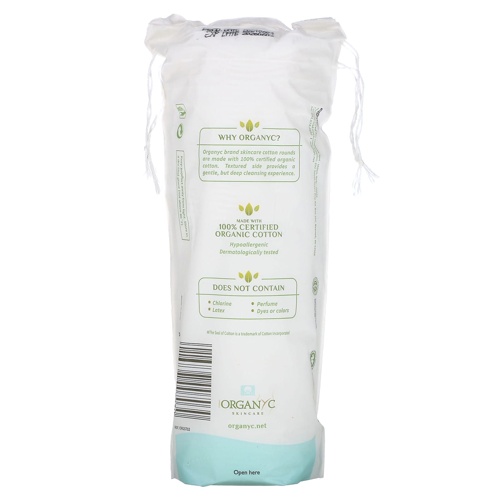 Organyc, Organic Cotton Rounds, 70 Pieces - Image 2