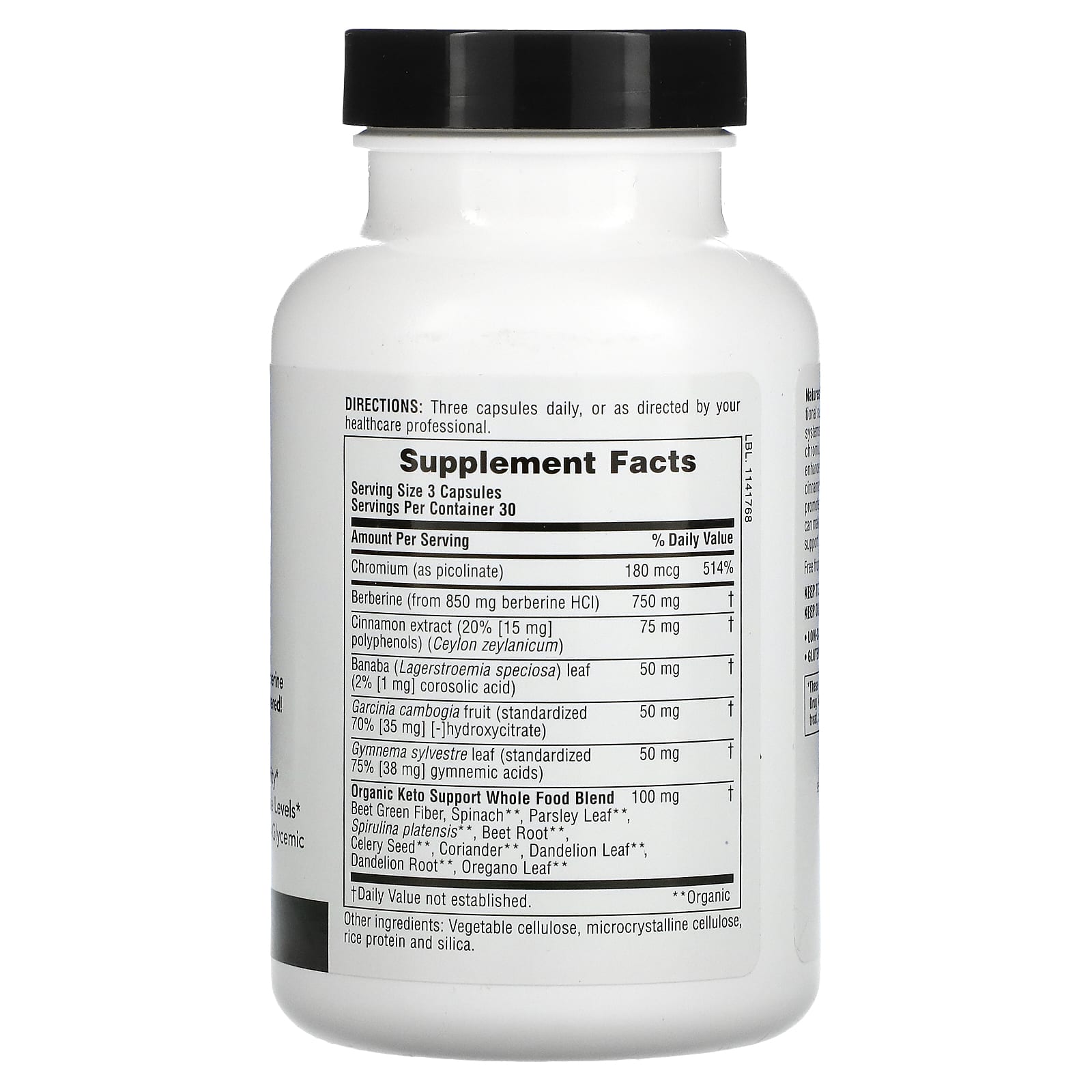 NaturesPlus, Keto Living, Sugar Control, 90 Capsules - Image 2