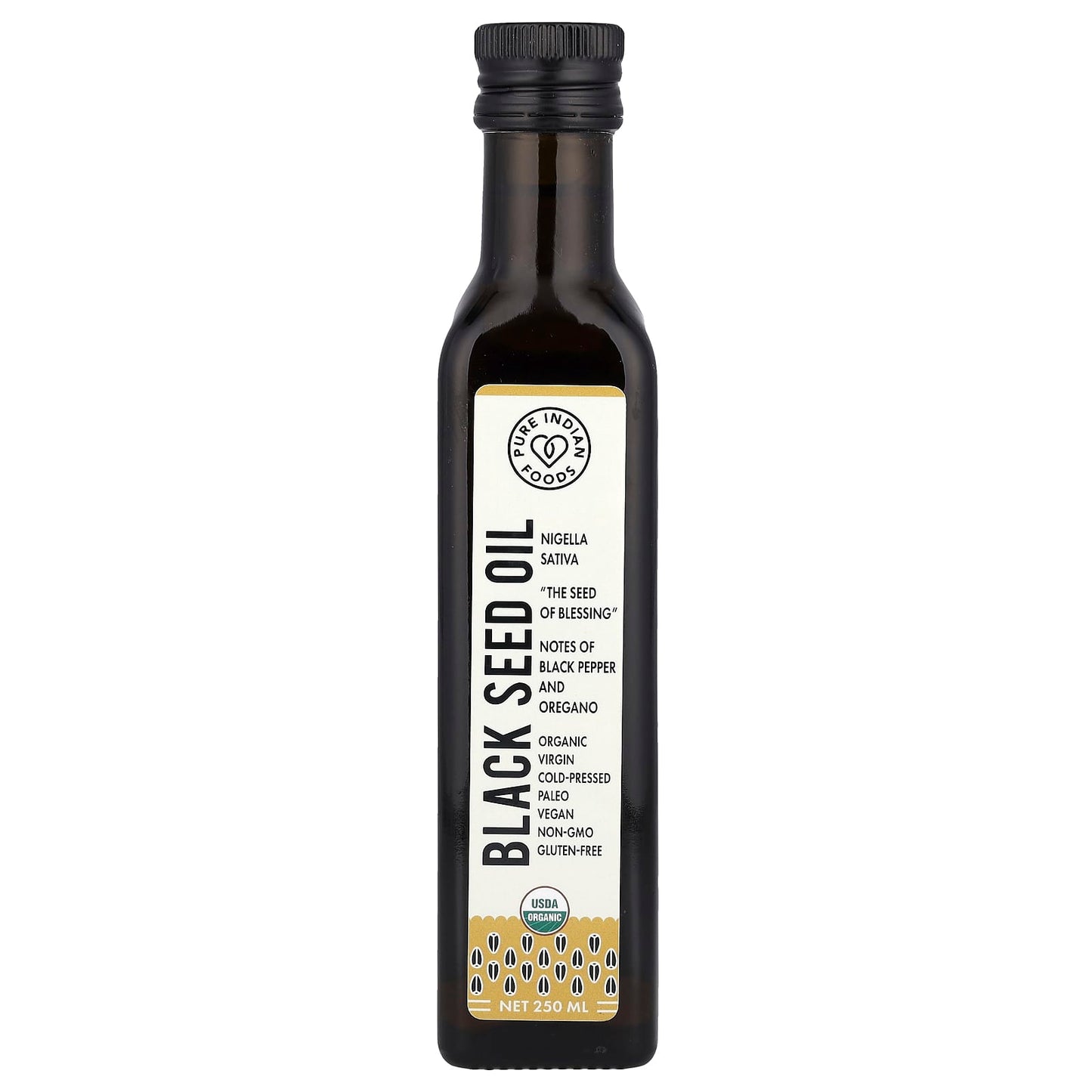 Pure Indian Foods, Black Seed Oil , 250 ml - Image 1