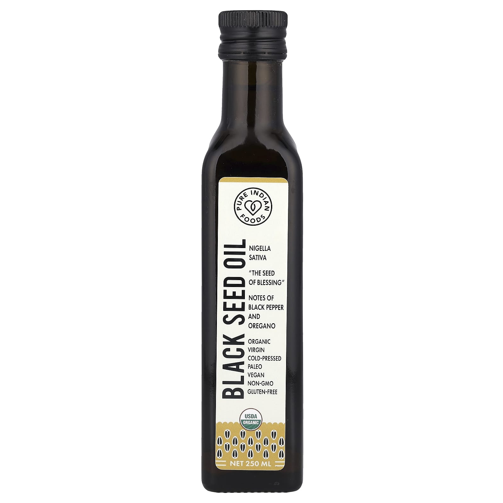 Pure Indian Foods, Black Seed Oil , 250 ml - Image 1