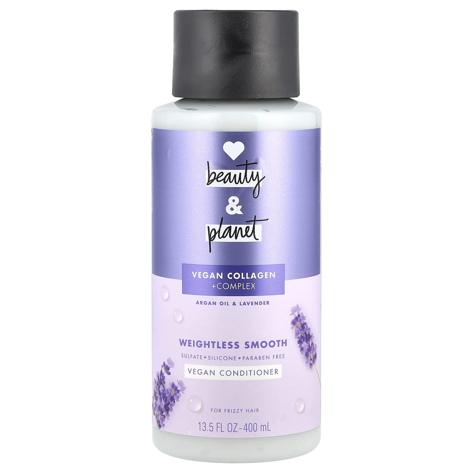 Love Beauty and Planet, Vegan Conditioner, For Frizzy Hair, Argan Oil & Lavender, 13.5 fl oz (400 ml) - Image 1