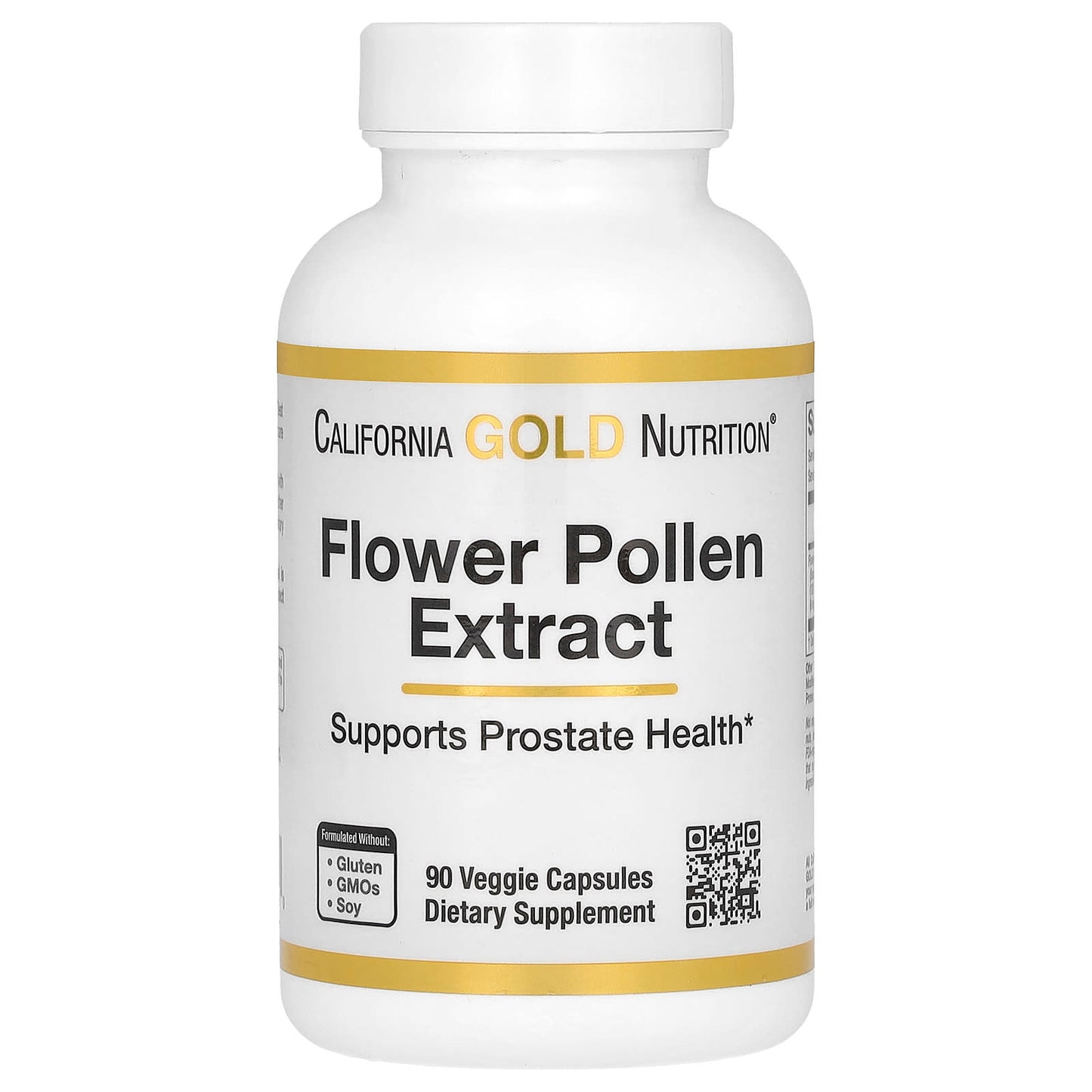Prostate Health Support with California Gold Nutrition's Flower Pollen Extract - Image 1