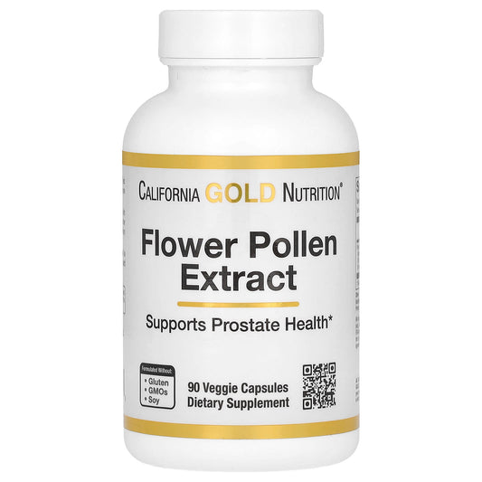 Prostate Health Support with California Gold Nutrition's Flower Pollen Extract - Image 1