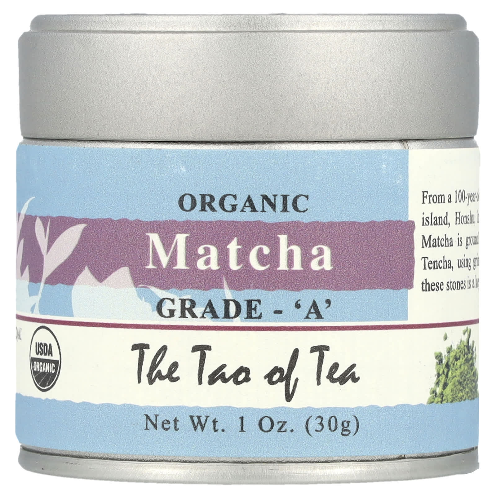 The Tao of Tea, Organic Matcha, Grade A, 1 oz (30 g) - Image 1