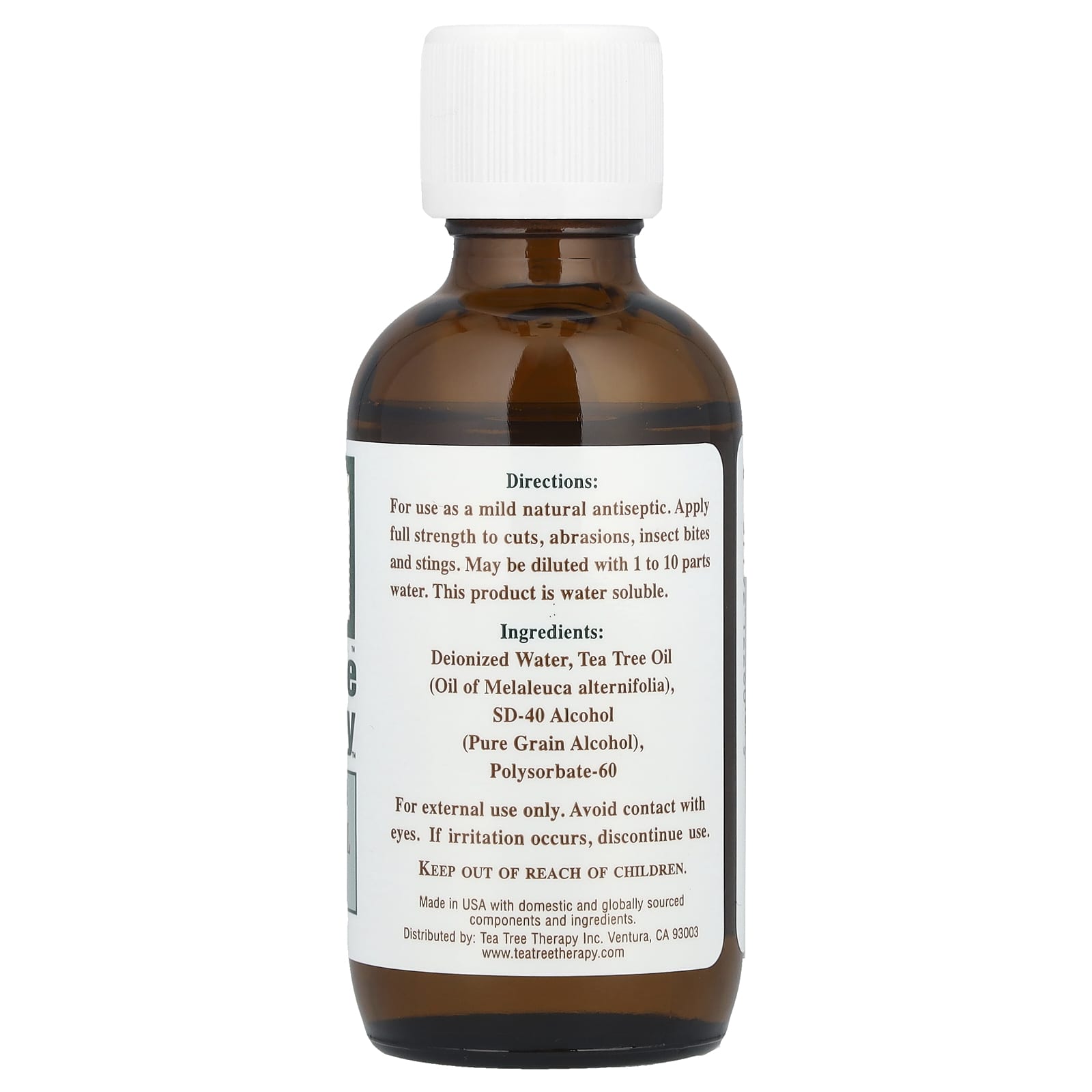 Tea Tree Therapy, Tea Tree Oil, 2 fl oz (60 ml) - Image 2