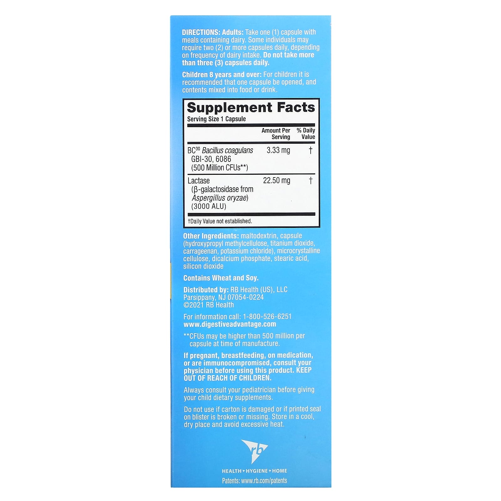 Schiff, Digestive Advantage, Daily Probiotics + Lactose Support, 96 Capsules - Image 2