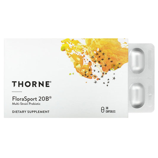 Thorne, FloraSport 20B, 30 Capsules - Image 1