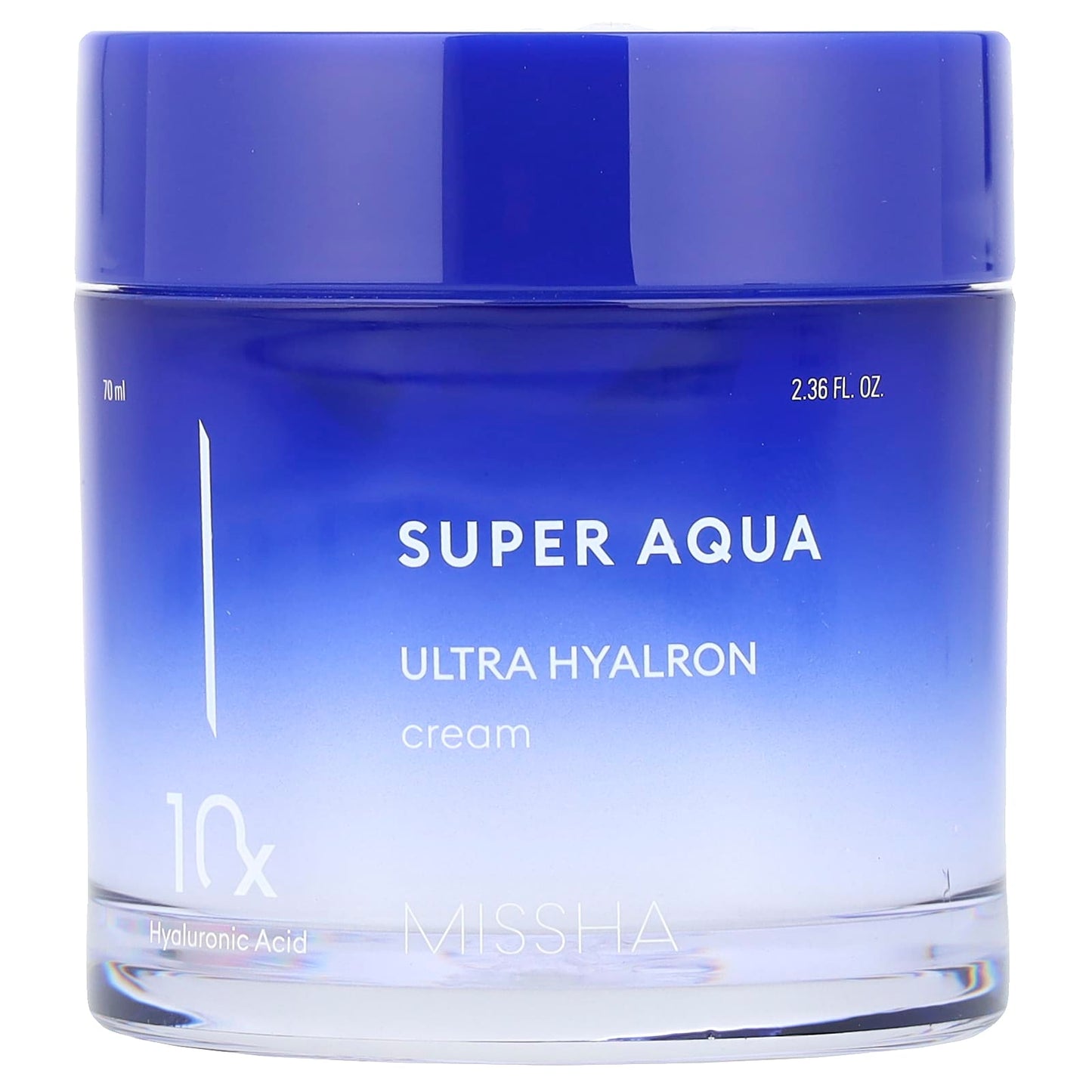 Missha, Super Aqua, Ultra Hyalron Cream, 2.36 fl oz (70 ml) - Image 1