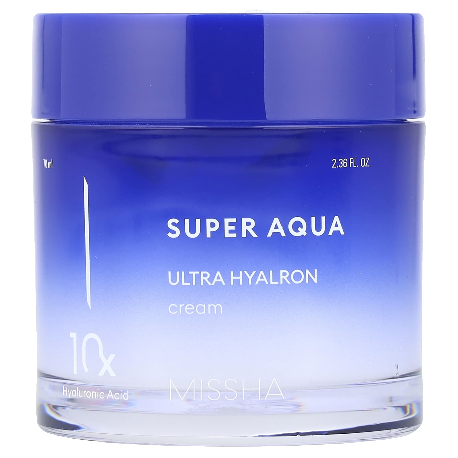 Missha, Super Aqua, Ultra Hyalron Cream, 2.36 fl oz (70 ml) - Image 1