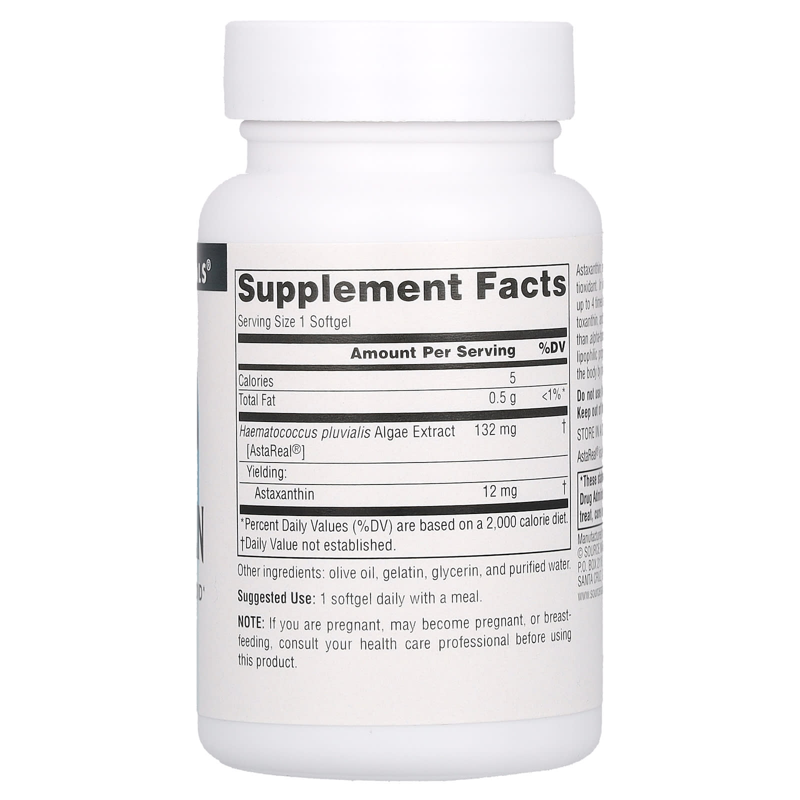 Source Naturals, Astaxanthin, 60 Softgels - Image 2