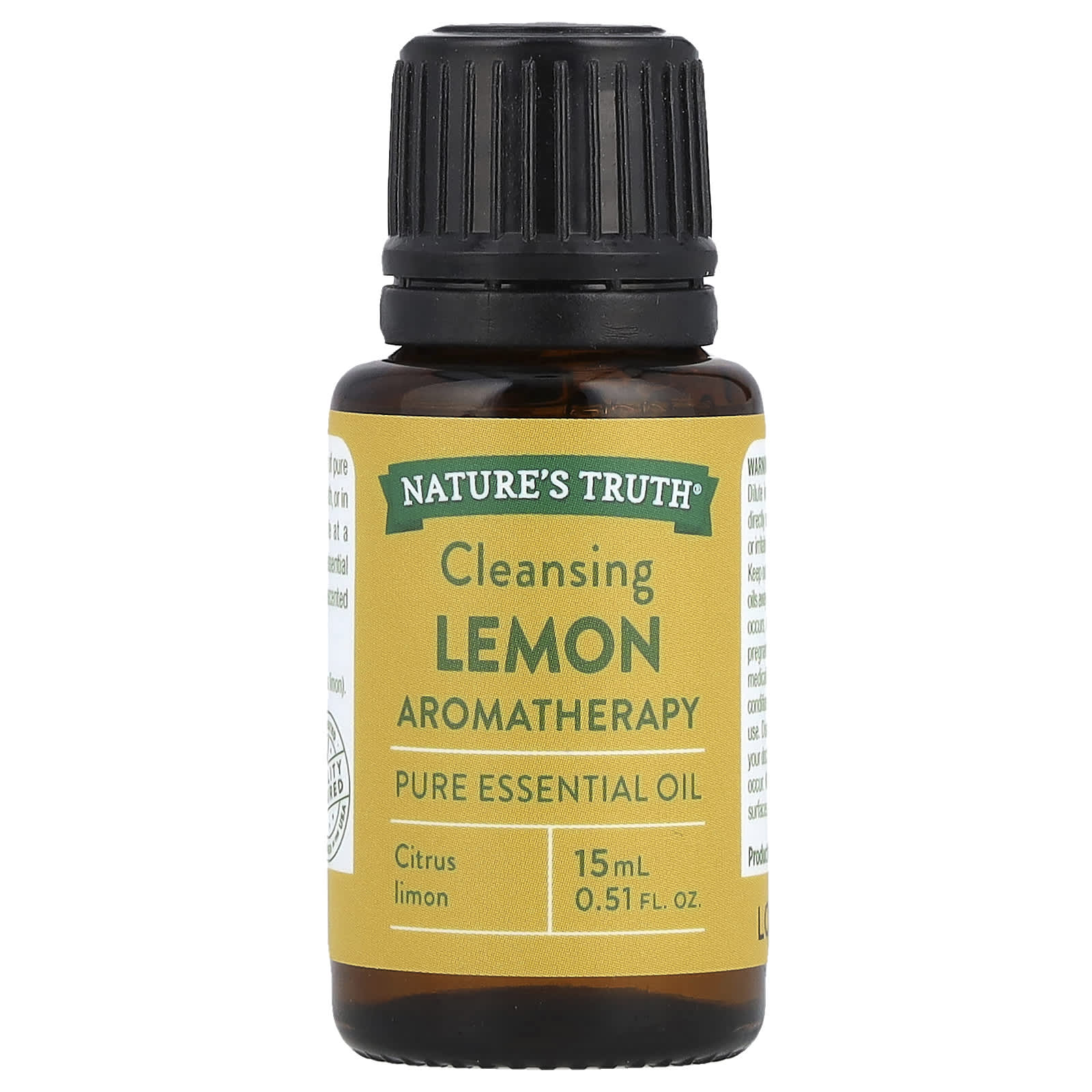 Nature's Truth, Pure Essential Oil, Cleansing Lemon, 0.51 fl oz (15 ml) - Image 1