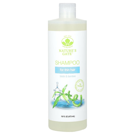 Biotin & Bamboo Shampoo for Thin Hair - Gentle, Natural Formula - Image 1