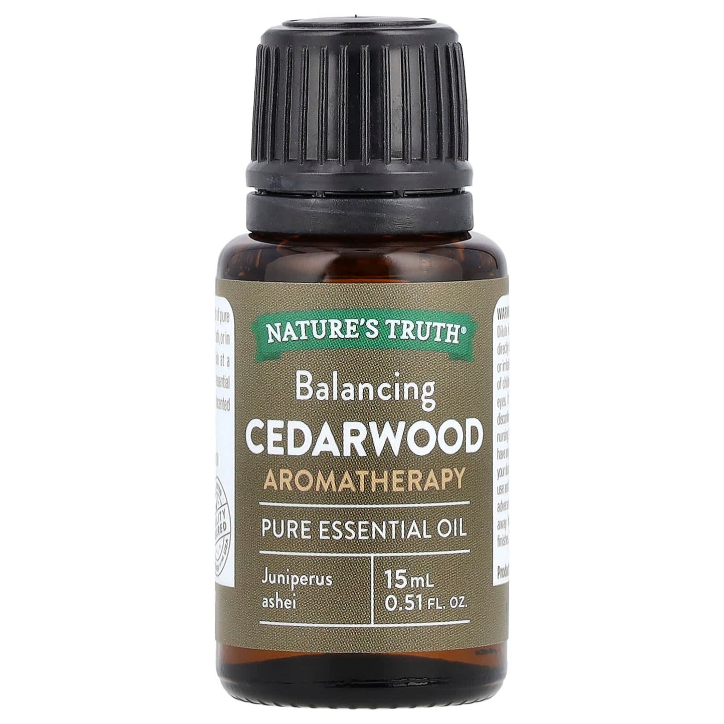 Nature's Truth, Pure Essential Oil, Balancing Cedarwood, 0.51 fl oz (15 ml) - Image 1