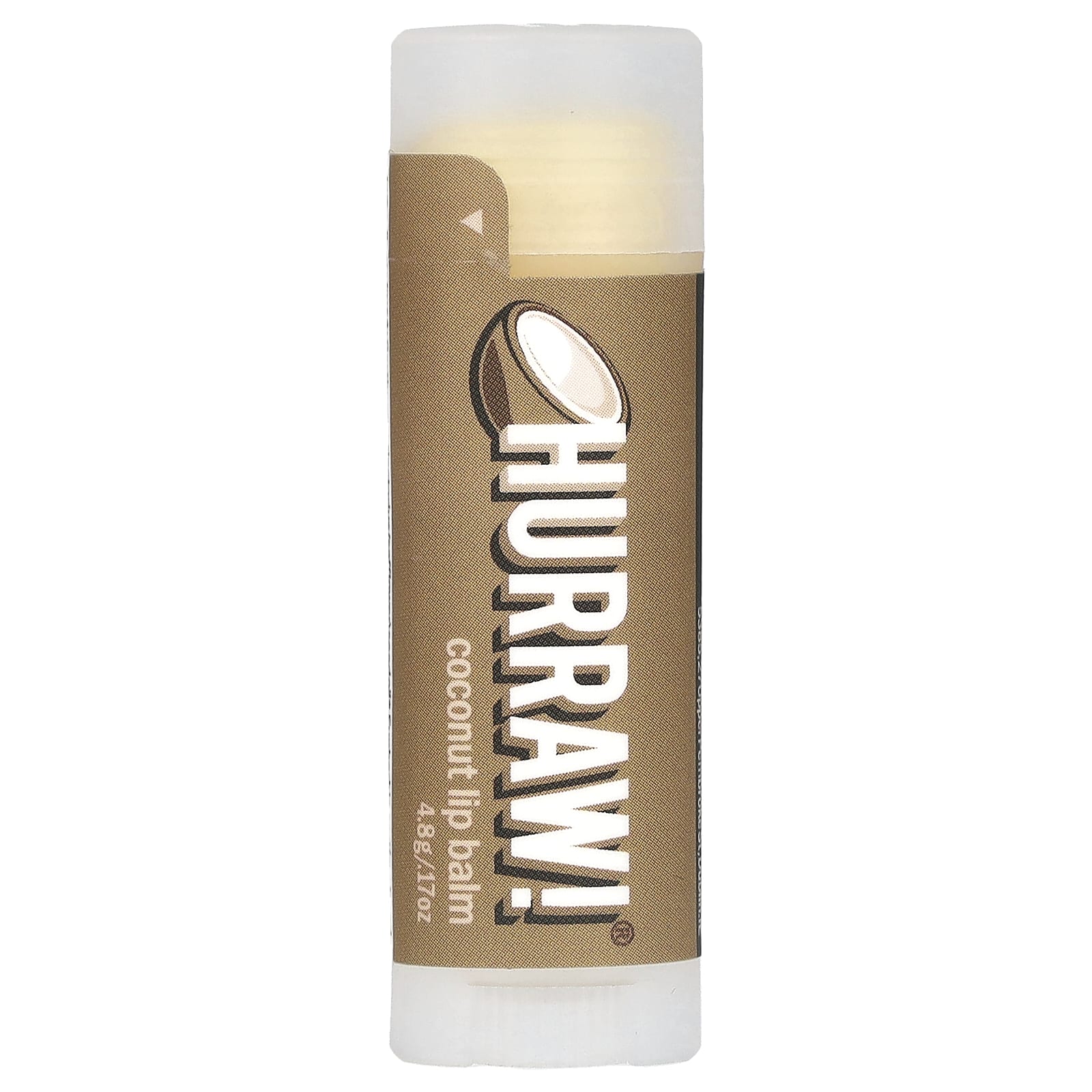 Organic Coconut Hurraw! Lip Balm, Natural Moisturizer, Cruelty Free - Image 1