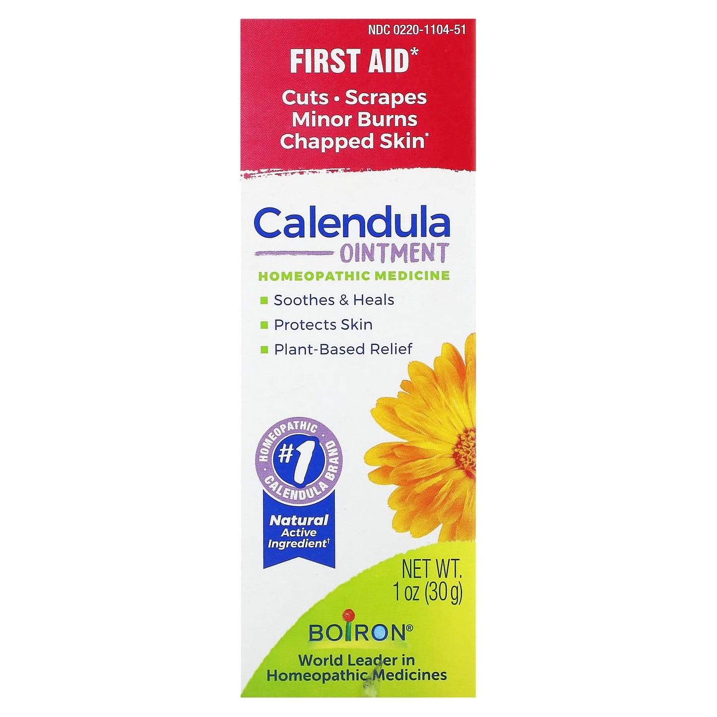 Boiron Calendula Ointment for Soothing Skin Irritations, 1 oz - Image 2