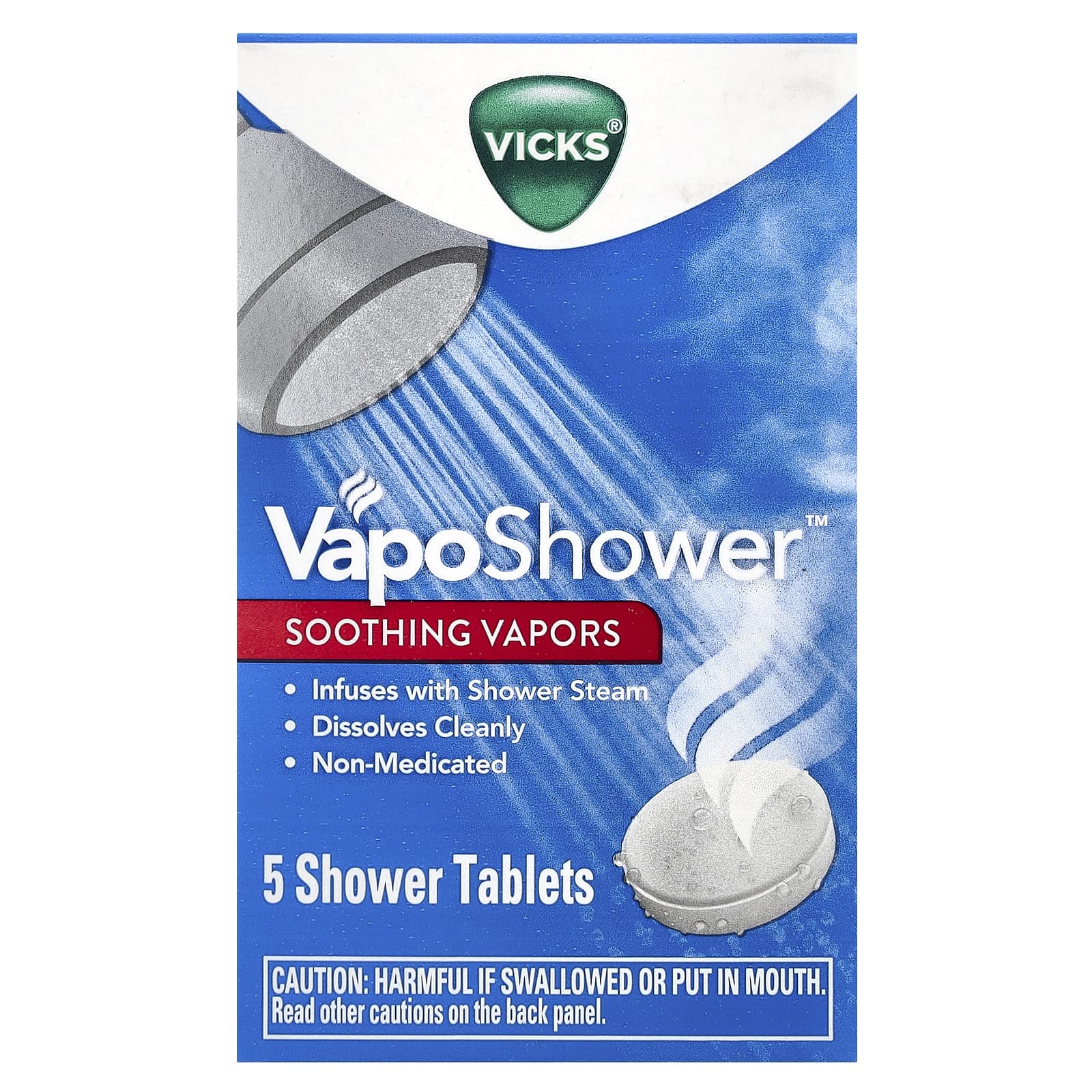 Vicks, VapoShower™, Soothing Vapors, 5 Shower Tablets - Image 1