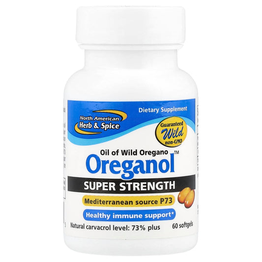North American Herb & Spice, Oreganol™, Super Strength, 60 Softgels - Image 1