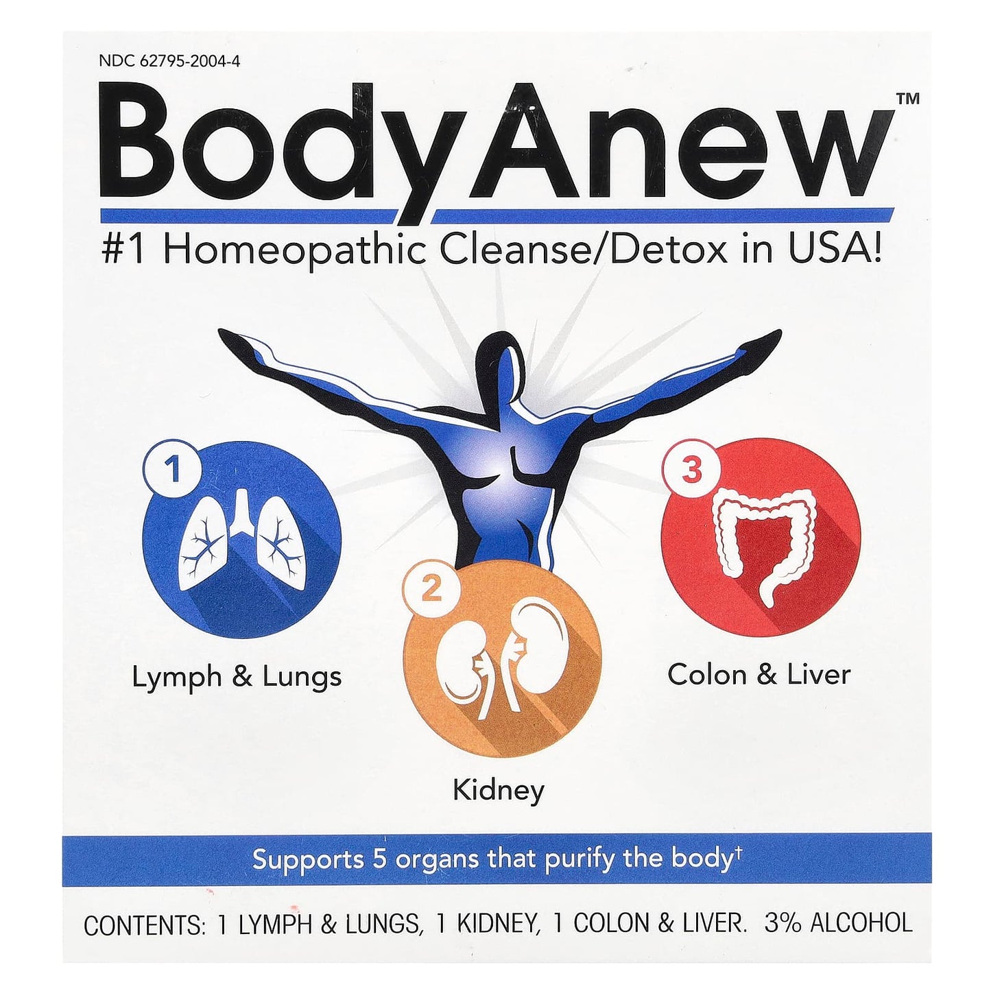 MediNatura, BodyAnew™, 3 Bottles, 1.69 fl oz (50 ml) Each - Image 2