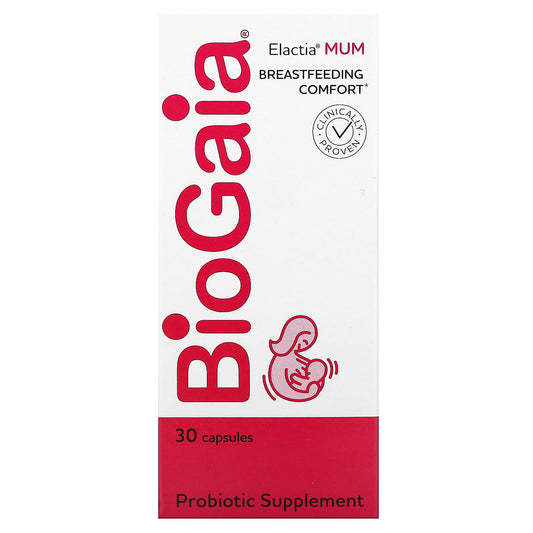 BioGaia Probiotics for Breastfeeding Comfort, 90 mg, 30 Capsules - Image 1