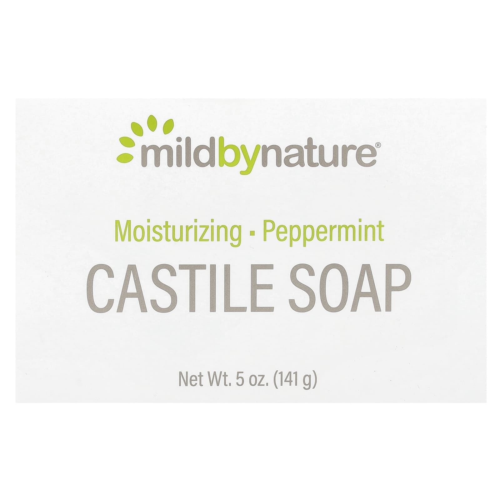 Peppermint Castile Soap by Mild By Nature - Gentle & Moisturizing - Image 1