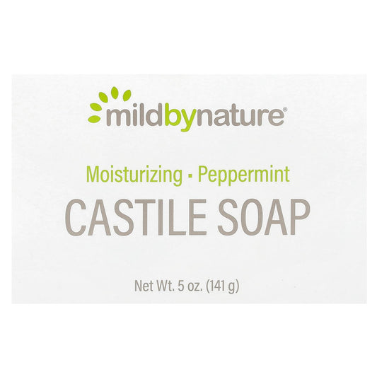 Peppermint Castile Soap by Mild By Nature - Gentle & Moisturizing - Image 1